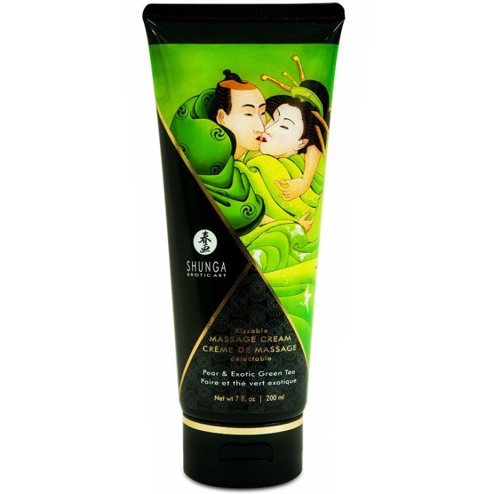 SHUNGA - PEAR & GREEN TEA MASSAGE CREAM 200 ML - D-205880 - Teknashop Ltd