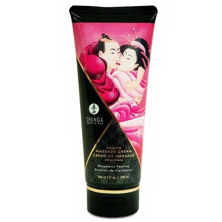SHUNGA - RASPBERRY MASSAGE CREAM 200 ML - D-205884 - Teknashop Ltd