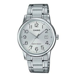 CASIO COLLECTION Mod. DATE STEEL - SILVER - WW.MTP-V002D-7BUDF - Teknashop Ltd