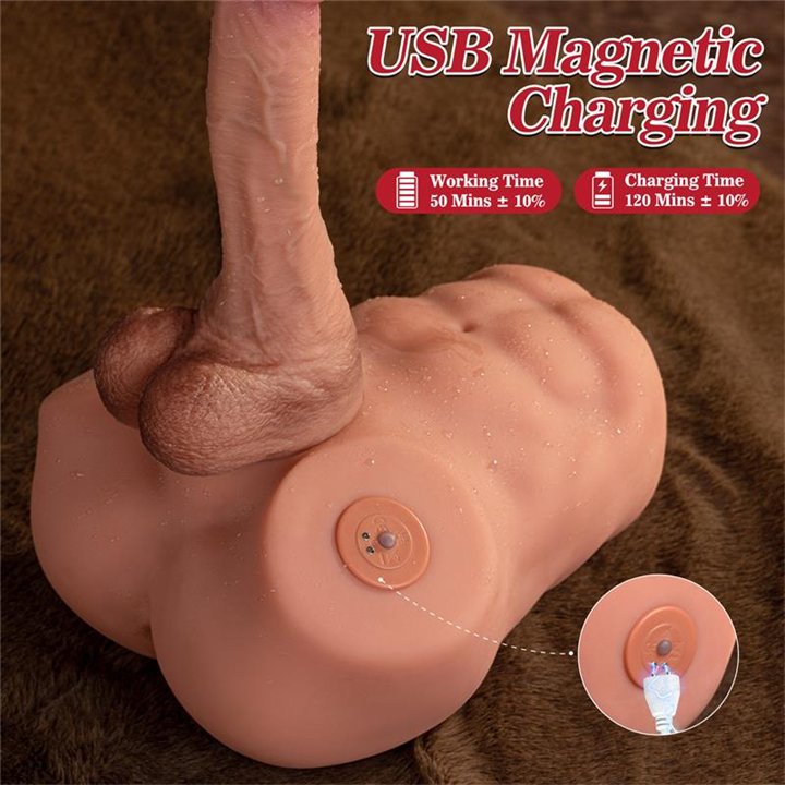 Jonah Semi Torso with Detachable Dildo, Thrusting and APP 3.48 kg - SQ-MAR30056 - Teknashop Ltd