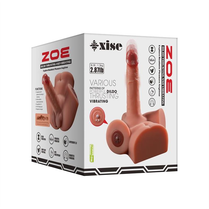Zoe Semi Torso with Vibration and Thrusting 1.3 kg - SQ-MAR30046 - Teknashop Ltd