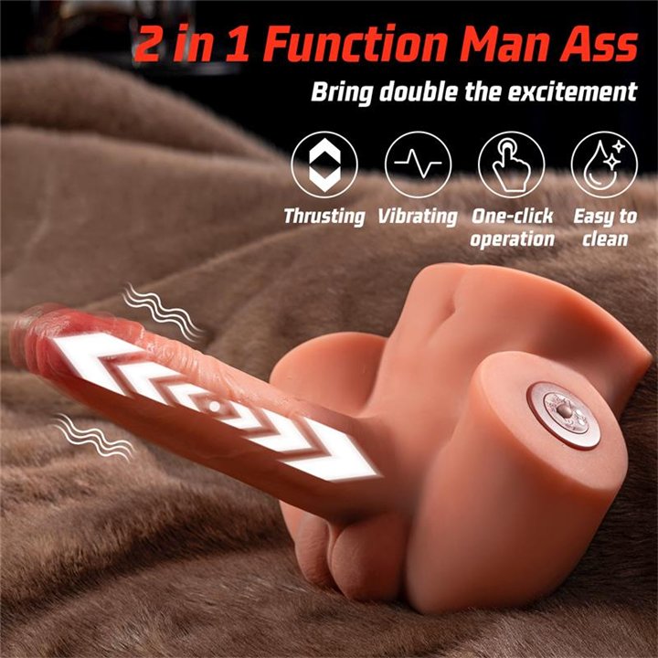 Zoe Semi Torso with Vibration and Thrusting 1.3 kg - SQ-MAR30046 - Teknashop Ltd