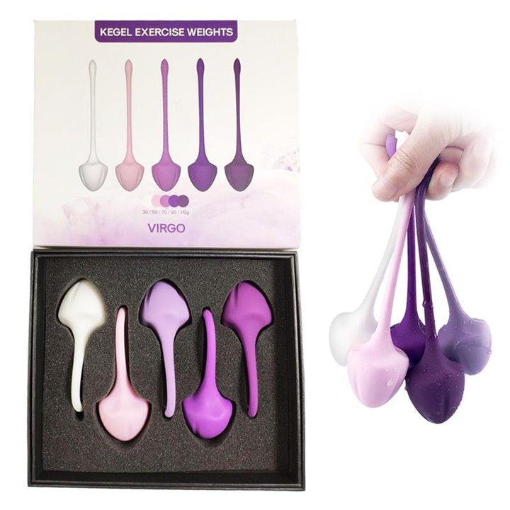 Set of 5 Kegel balls - 8436626093119 - Teknashop Ltd