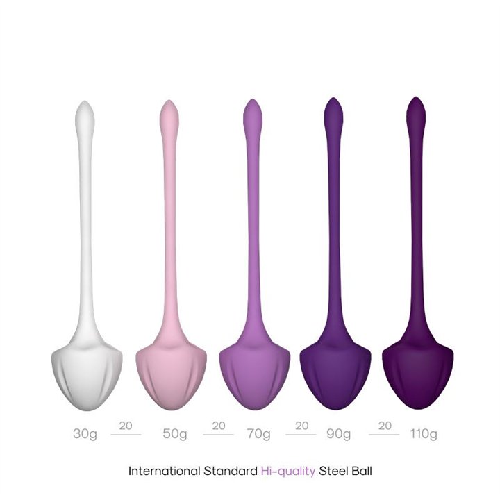 Set of 5 Kegel balls - 8436626093119 - Teknashop Ltd