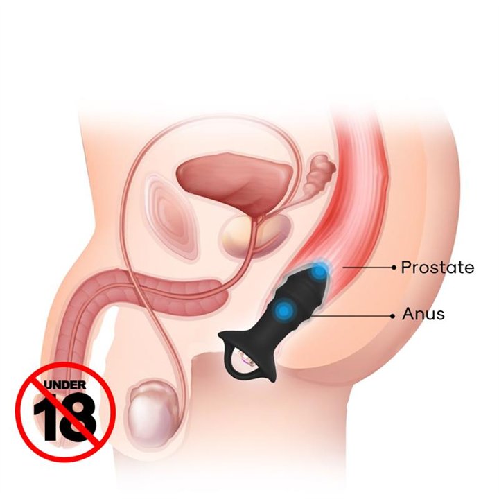 Vibrating anal plug - 8436626093072 - Teknashop Ltd