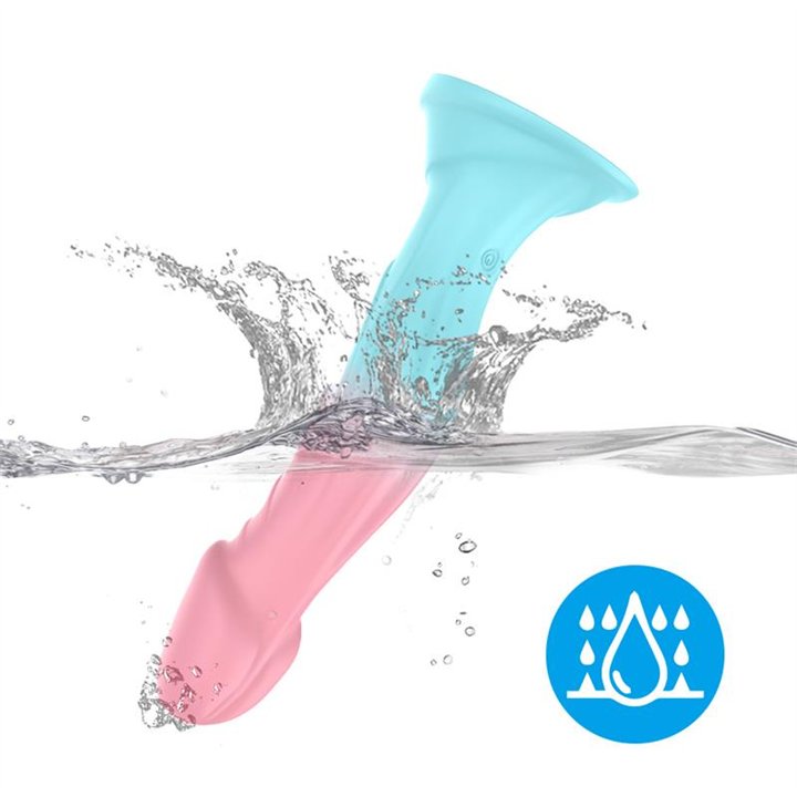 Vibrating Bicolor dildo - 8436626093065 - Teknashop Ltd