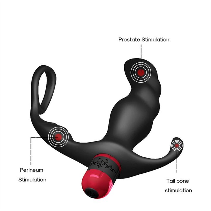 Two-in-one anal plug and Prostate massager with Vibration - 8436626093041 - Teknashop Ltd