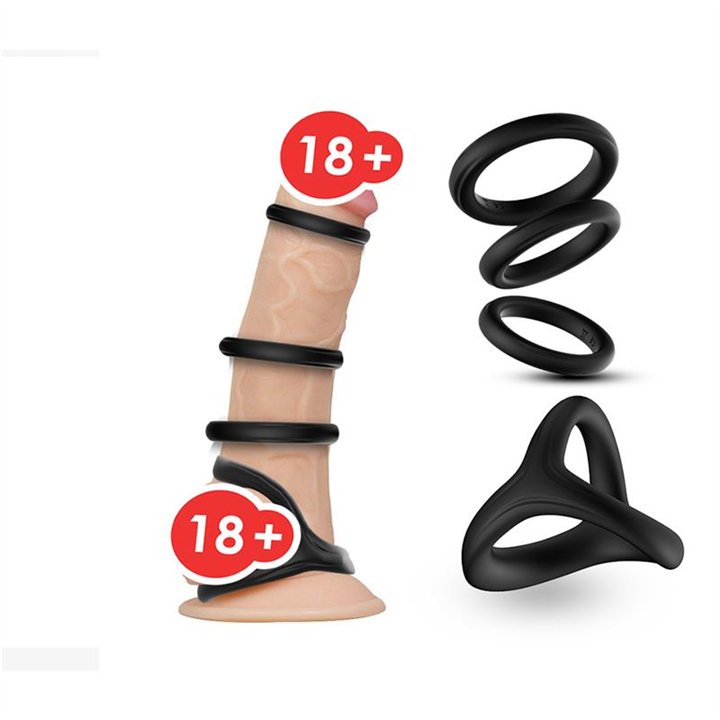 Set of Penis Rings - 8436626093010 - Teknashop Ltd