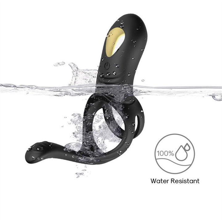 Vibrating Penis Ring with Perianal Stimulation - 8436626092990 - Teknashop Ltd
