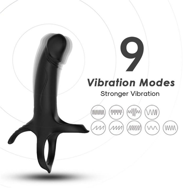 Double penetration Dildo with Vibration - 8436626092983 - Teknashop Ltd
