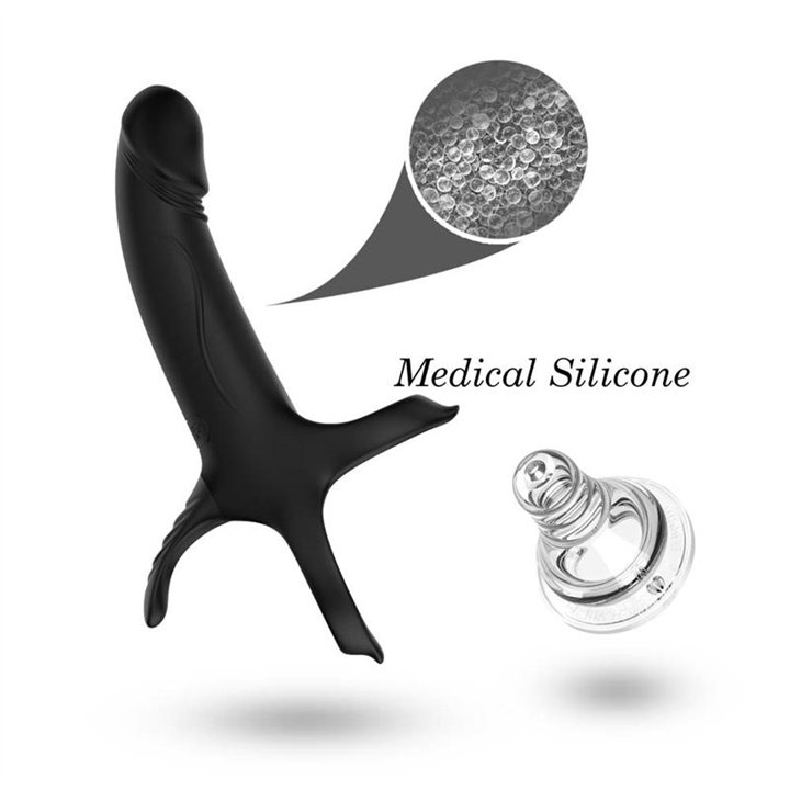 Double penetration Dildo with Vibration - 8436626092983 - Teknashop Ltd
