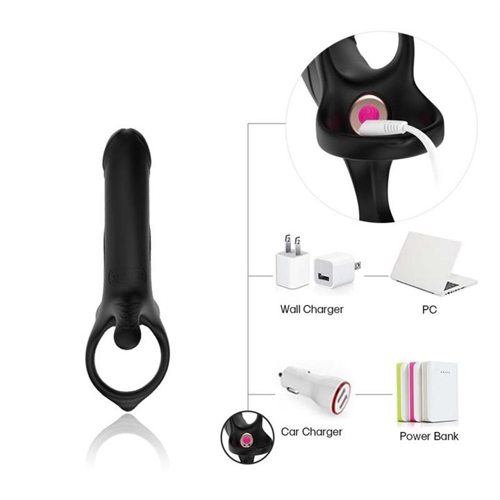 Double penetration Dildo with Vibration - 8436626092983 - Teknashop Ltd