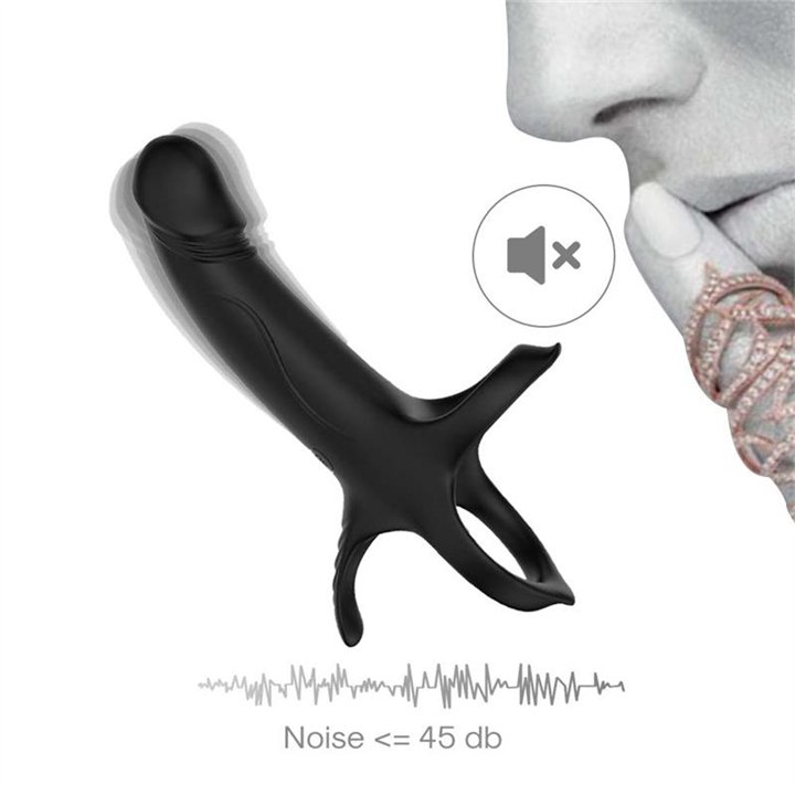Double penetration Dildo with Vibration - 8436626092983 - Teknashop Ltd