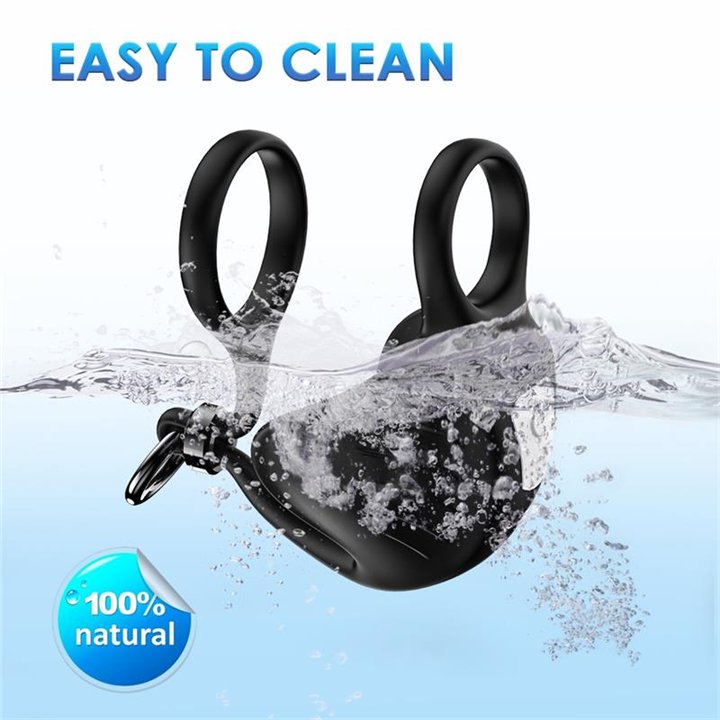 Vibrating Penis and Testicles Ring Adjustable - 8436626092969 - Teknashop Ltd