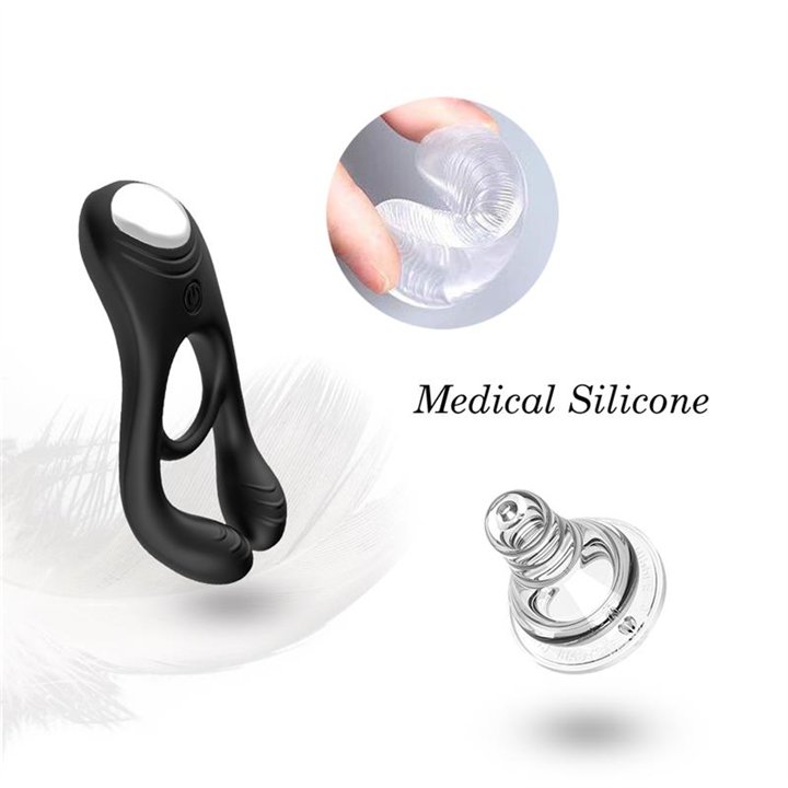 Vibrating Penis and Testicles Ring - 8436626092976 - Teknashop Ltd