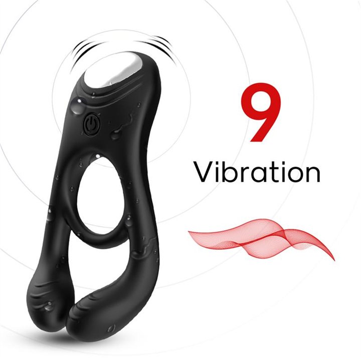 Vibrating Penis and Testicles Ring - 8436626092976 - Teknashop Ltd