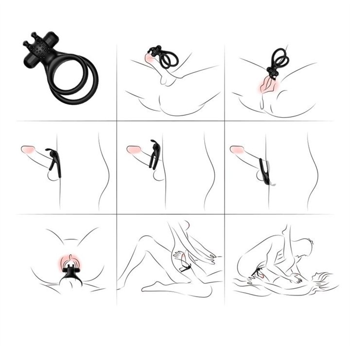 Vibrating bunny Penis ring - 8436626092921 - Teknashop Ltd