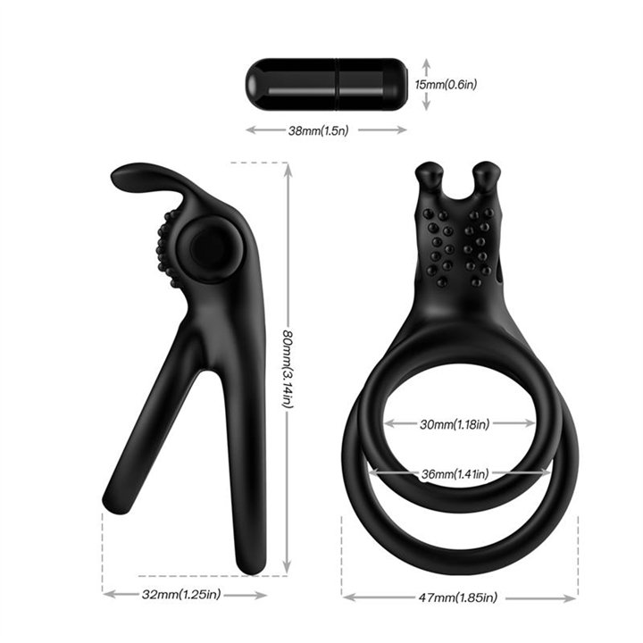 Vibrating bunny Penis ring - 8436626092921 - Teknashop Ltd