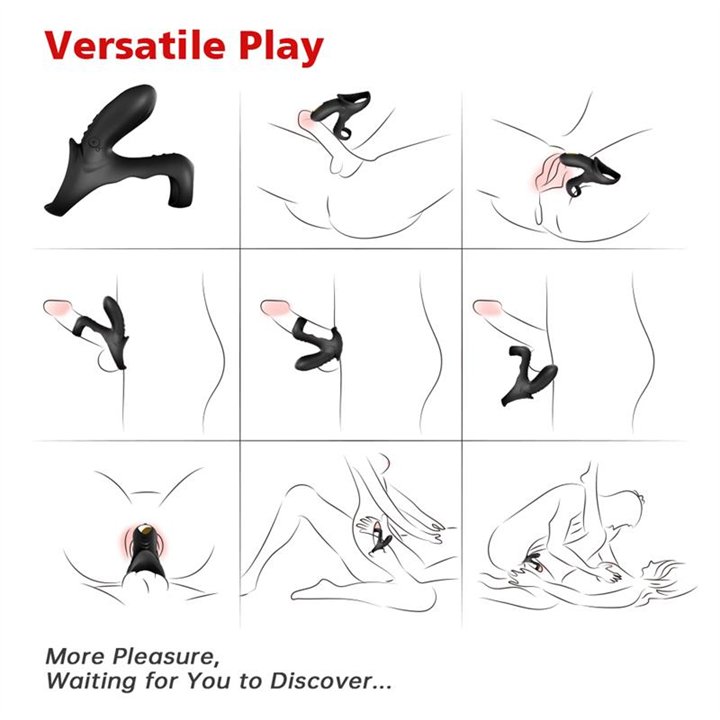 Vibrating Penis ring - 8436626092846 - Teknashop Ltd