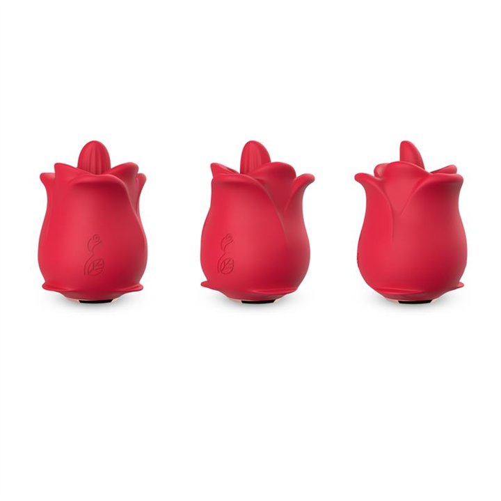Rose with Licking and Vibration - 8436626092747 - Teknashop Ltd