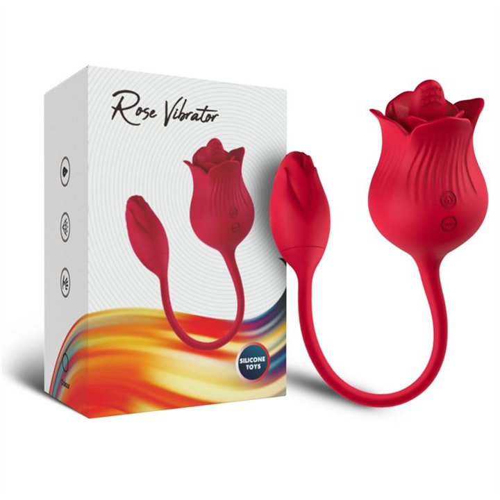 Rose with Licking and Vibrating egg USB - 8436626092730 - Teknashop Ltd