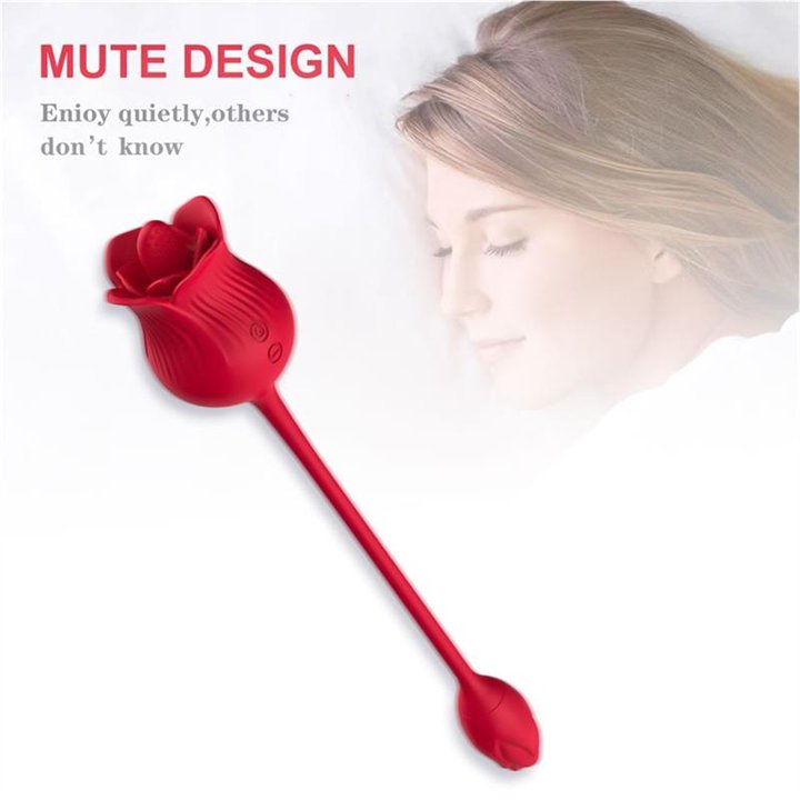 Rose with Licking and Vibrating egg USB - 8436626092730 - Teknashop Ltd