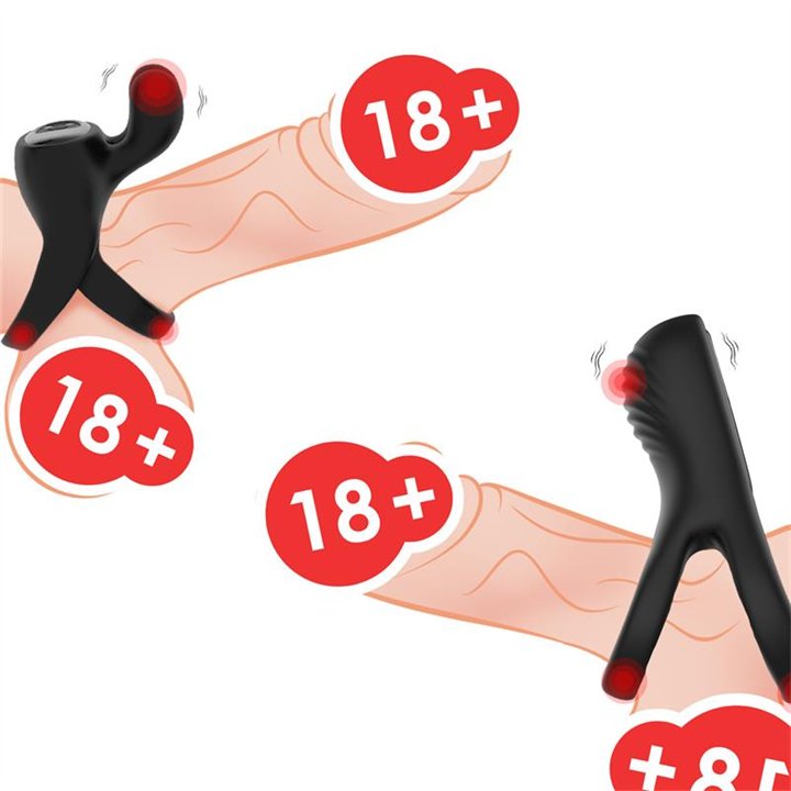 Vrating cock ring set of 2 - 8436626092709 - Teknashop Ltd