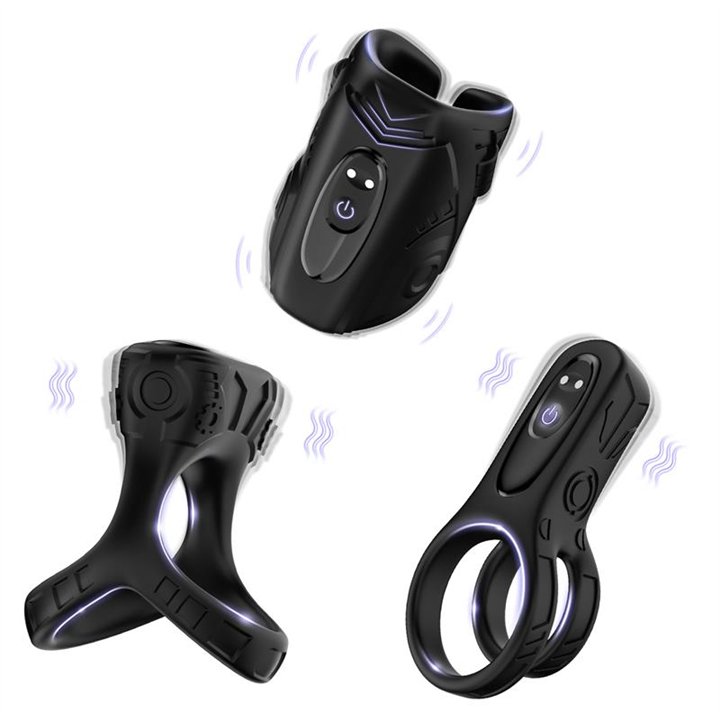 Set with Penis Ring and Male Masturbator - 8436626092662 - Teknashop Ltd