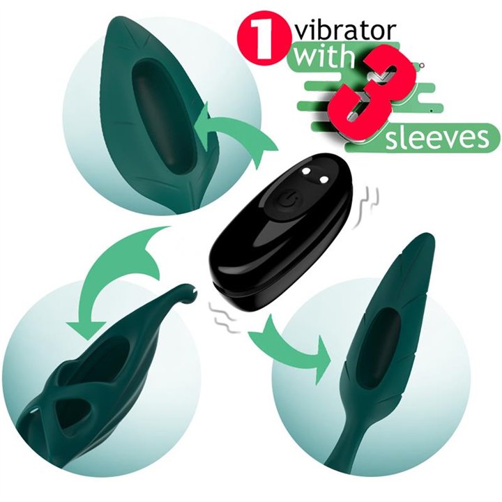 Female Vibrator and Sleeves Set - 8436626092655 - Teknashop Ltd
