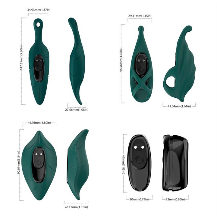 Female Vibrator and Sleeves Set - 8436626092655 - Teknashop Ltd