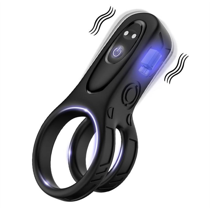 Mecha-style Vibrating Penis Ring - 8436626092556 - Teknashop Ltd