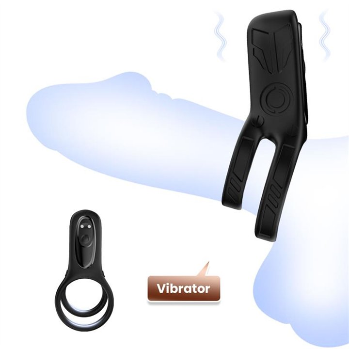 Mecha-style Vibrating Penis Ring - 8436626092556 - Teknashop Ltd