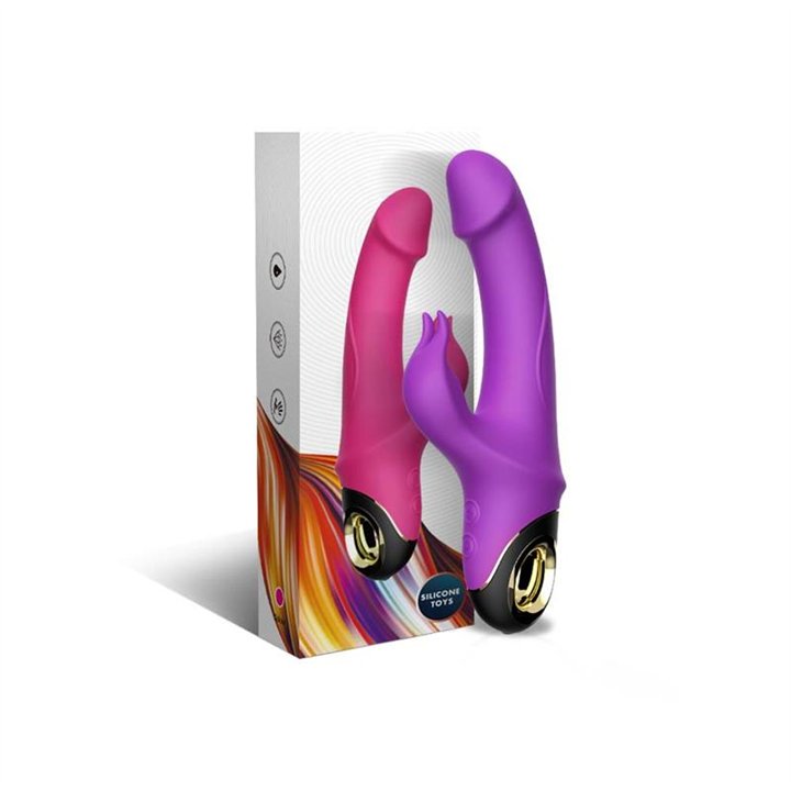 360º Rotation Rabbit Vibrator Purple - 8436626092495 - Teknashop Ltd