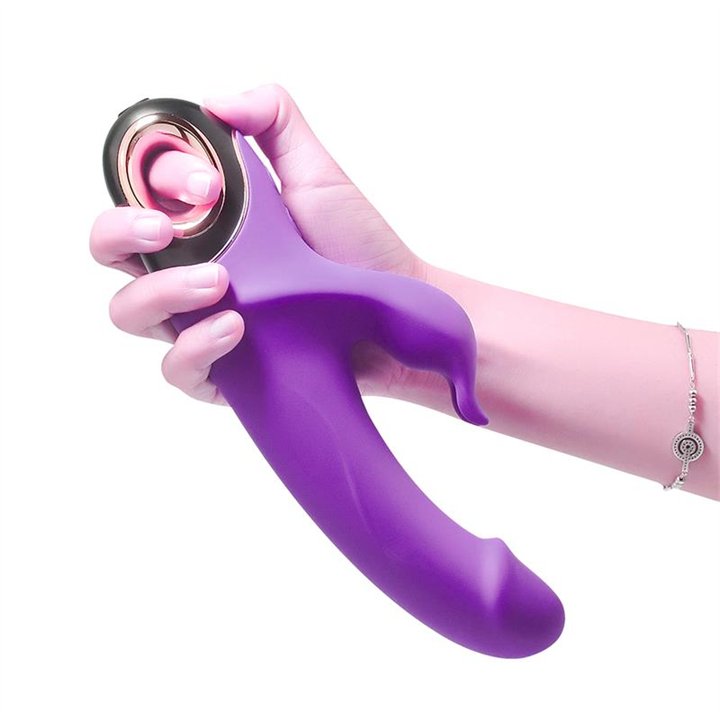 360º Rotation Rabbit Vibrator Purple - 8436626092495 - Teknashop Ltd