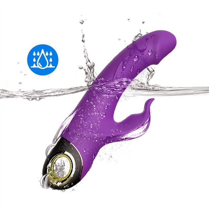 360º Rotation Rabbit Vibrator Purple - 8436626092495 - Teknashop Ltd