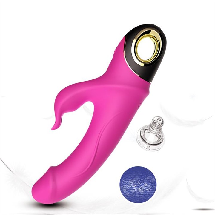 360º Rotation Rabbit vibrator Pink - 8436626092488 - Teknashop Ltd