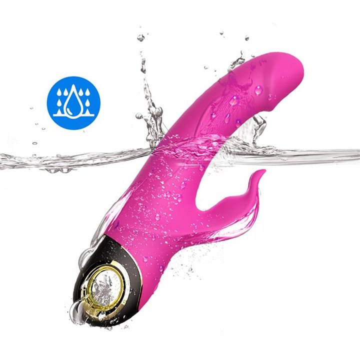 360º Rotation Rabbit vibrator Pink - 8436626092488 - Teknashop Ltd