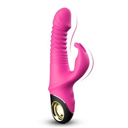 Vibrator with Thrusting and 360º Wiggling Pink - 8436626092464 - Teknashop Ltd