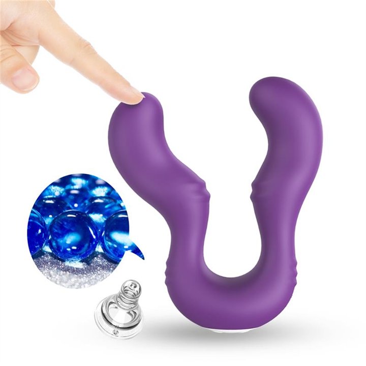 Double-headed Couples Vibrator Purple - 8436626092440 - Teknashop Ltd