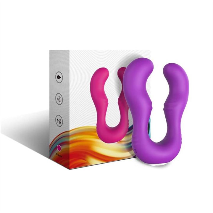 Double-headed Couples Vibrator Purple - 8436626092440 - Teknashop Ltd