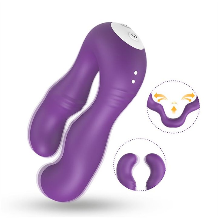 Double-headed Couples Vibrator Purple - 8436626092440 - Teknashop Ltd