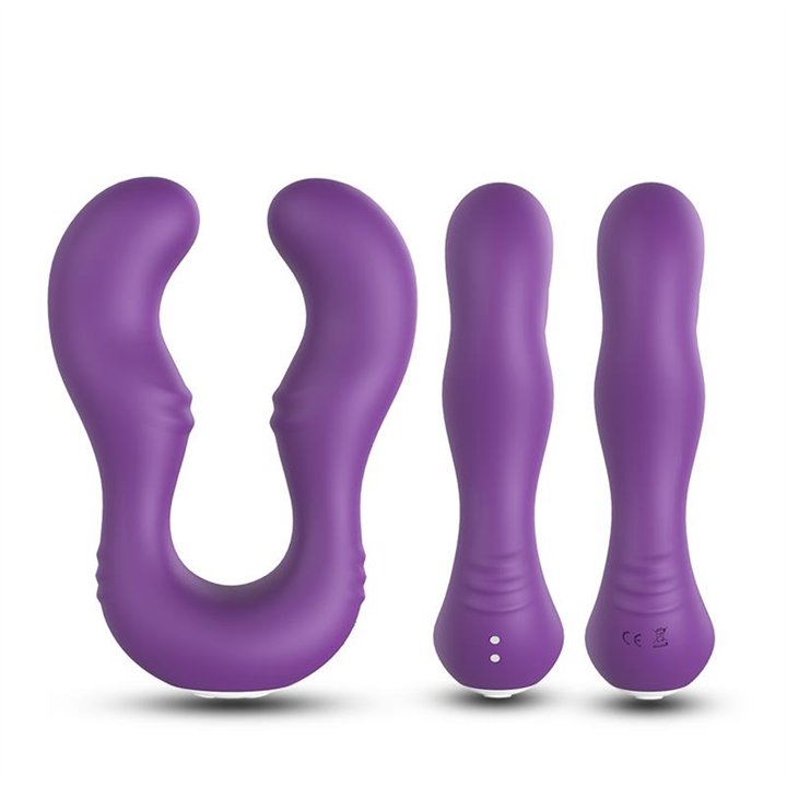 Double-headed Couples Vibrator Purple - 8436626092440 - Teknashop Ltd