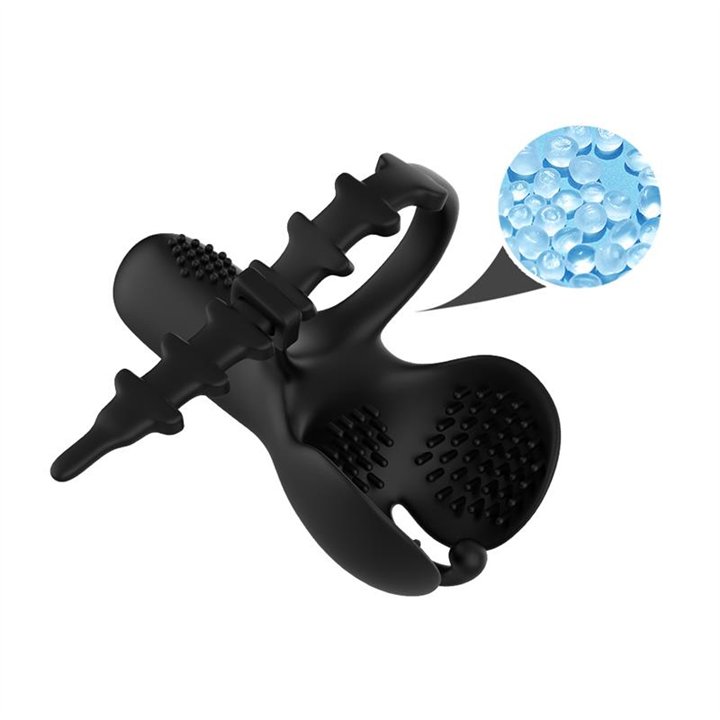 Ball Pack and Penis Vibrating Ring Adjustable - 8436626092419 - Teknashop Ltd