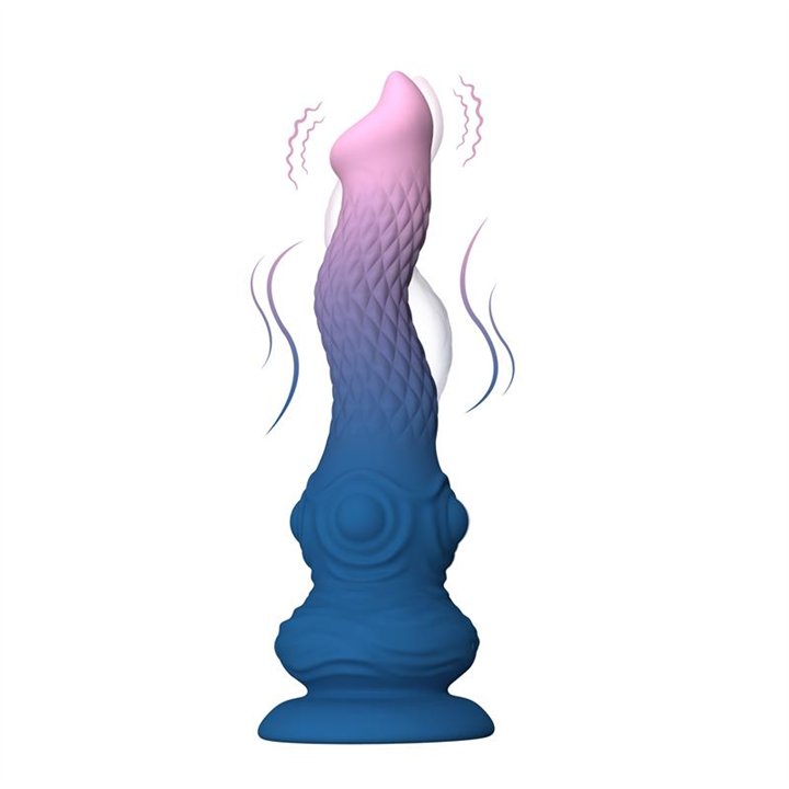 Fantasy Dildo Vibration, Oscilation and Suction Cup 23.3 cm - 8436626092389 - Teknashop Ltd