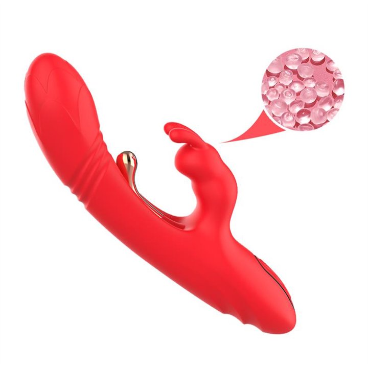 Thrusting Rabbit Tickler Vibrator Liquid Silicone - 8436626092259 - Teknashop Ltd