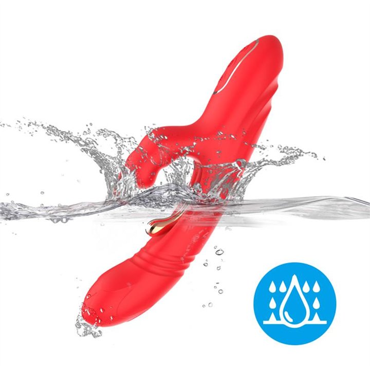 Thrusting Rabbit Tickler Vibrator Liquid Silicone - 8436626092259 - Teknashop Ltd