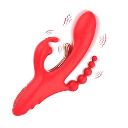 Tickler Rabbit Vibrator with Anal Beads - 8436626092242 - Teknashop Ltd