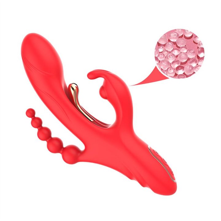 Tickler Rabbit Vibrator with Anal Beads - 8436626092242 - Teknashop Ltd