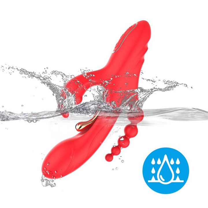 Tickler Rabbit Vibrator with Anal Beads - 8436626092242 - Teknashop Ltd