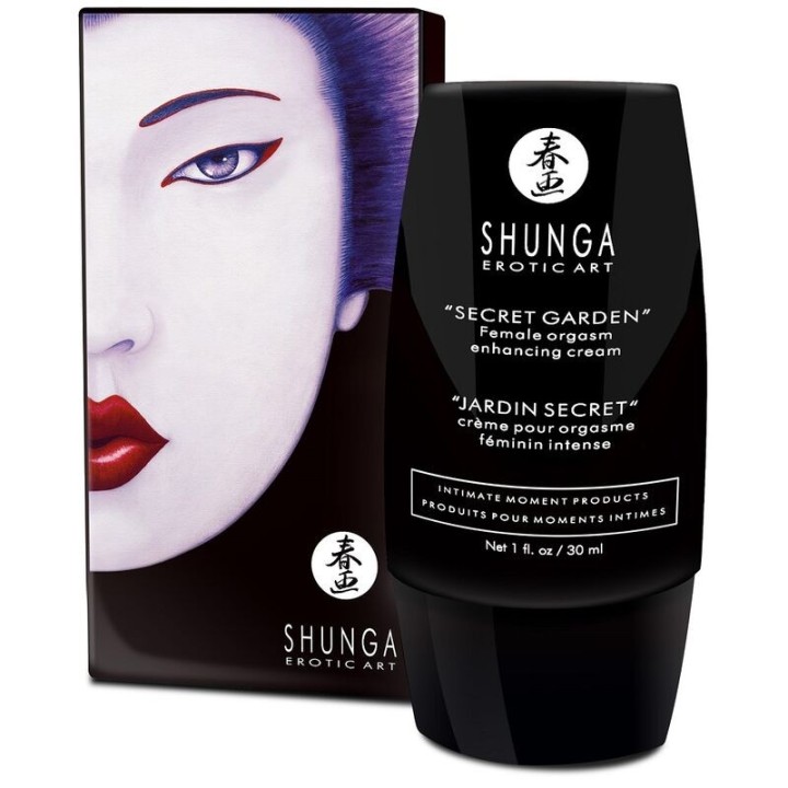 SHUNGA - INTENSE FEMALE ORGASM CREAM SECRET GARDEN - D12-201196 - Teknashop Ltd